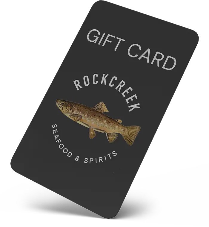 RockCreek seafood restaurant, gift card